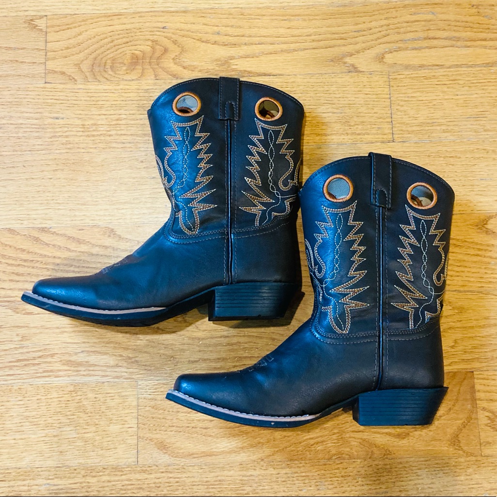 Vintage Smoky Mountain Brown Leather Cowboy Boots